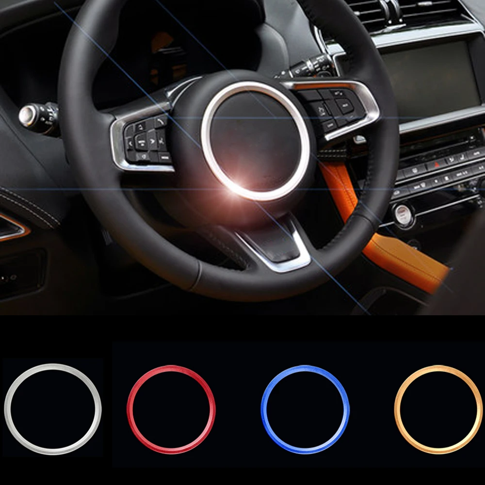 

for Jaguar F-PACE F-TYPE XF XE ABS Steering Sticker Car Steering Wheel Ring Sticker Car Interior Sticker Auto Tuning Accessories