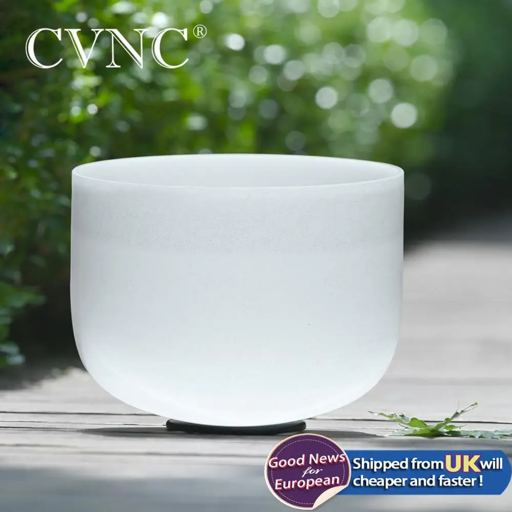 CVNC 8 дюймов Примечание C/D/E/F/G/A/B чакра Матовый Кварцевый Поющая чаша &quotмедитации +