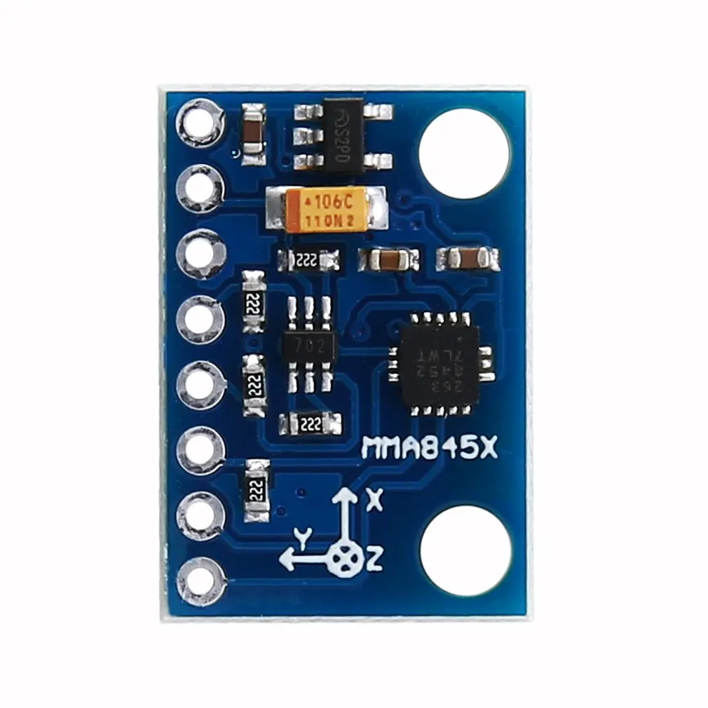 MMA8452 модуль датчика акселерометра щит для Arduino Точность наклона 14BIT Цифровой Трехосевой акселератор модуль GY-45