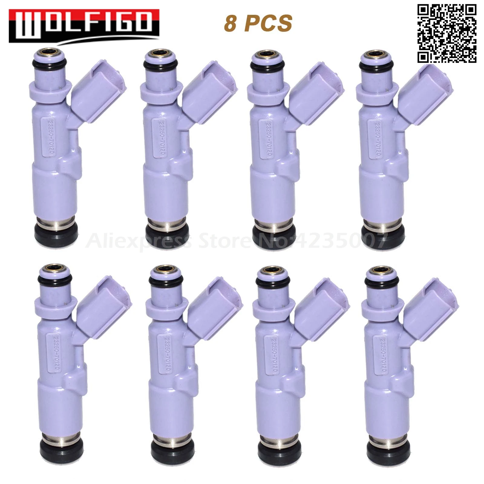 

WOLFIGO New Fuel Injector For Toyota Altezza Mark2 Crown Lexus IS200/300 2.0L 23209-70120, 23250-70120,2325070120 2320970120