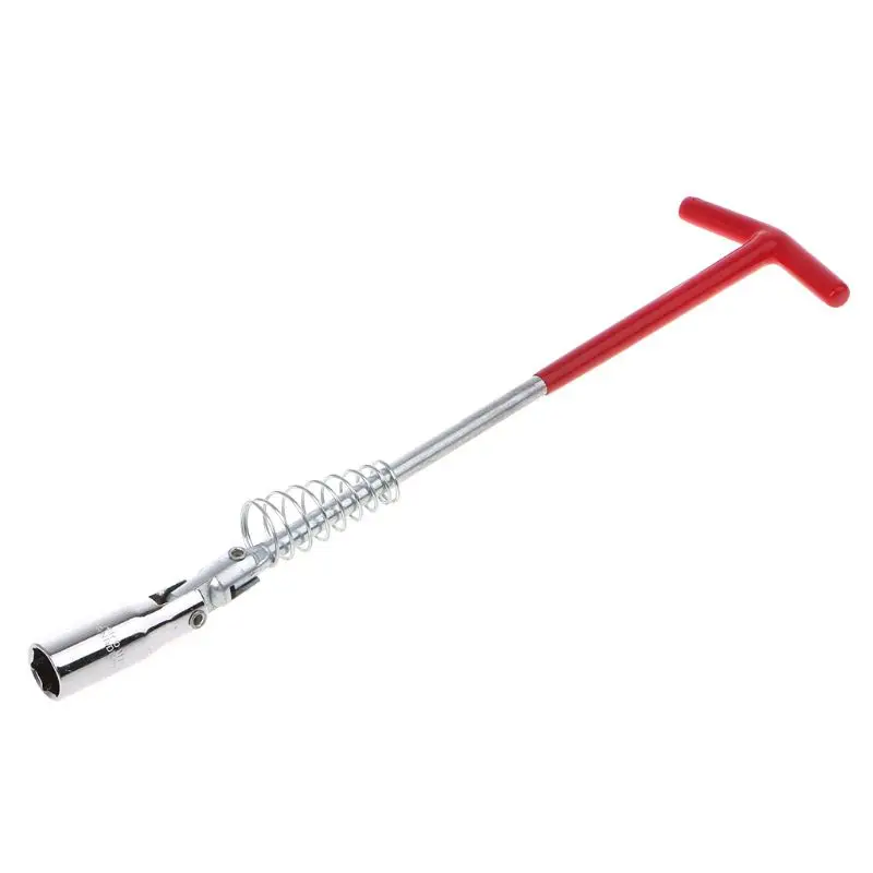 

16mm/0.6" Spark Plug Removal Tool T-Bar T-Handle Flexible Spanner Socket Wrench