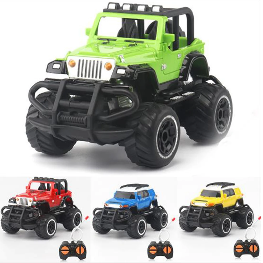 

Vehicle Electric Wireless Children Kids Birthday Gift Model Toy Cars Racing Remote Control 4 Channels Mini Off Road Simulation