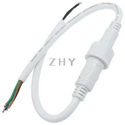 

LED Strip Male to Female 4 Pin Waterproof Connector Cable White