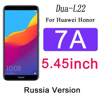 Honor 7A 2 шт закаленное стекло для huawei P8 P9 lite mini plus Honor 7A 7C Pro Взрывозащищенная защитная пленка для экрана - Цвет: Honor 7A
