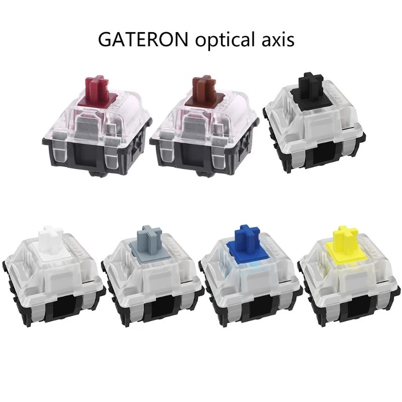 Оптический переключатель Gateron оптический механическая клавиатура GK61 SK64 синий
