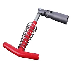 Outils de réparation de voiture, clé à bougie d'allumage, dissolvant à poignée en T installateur Structure universelle outil manuel pour plusieurs Angles 16mm/21mm 