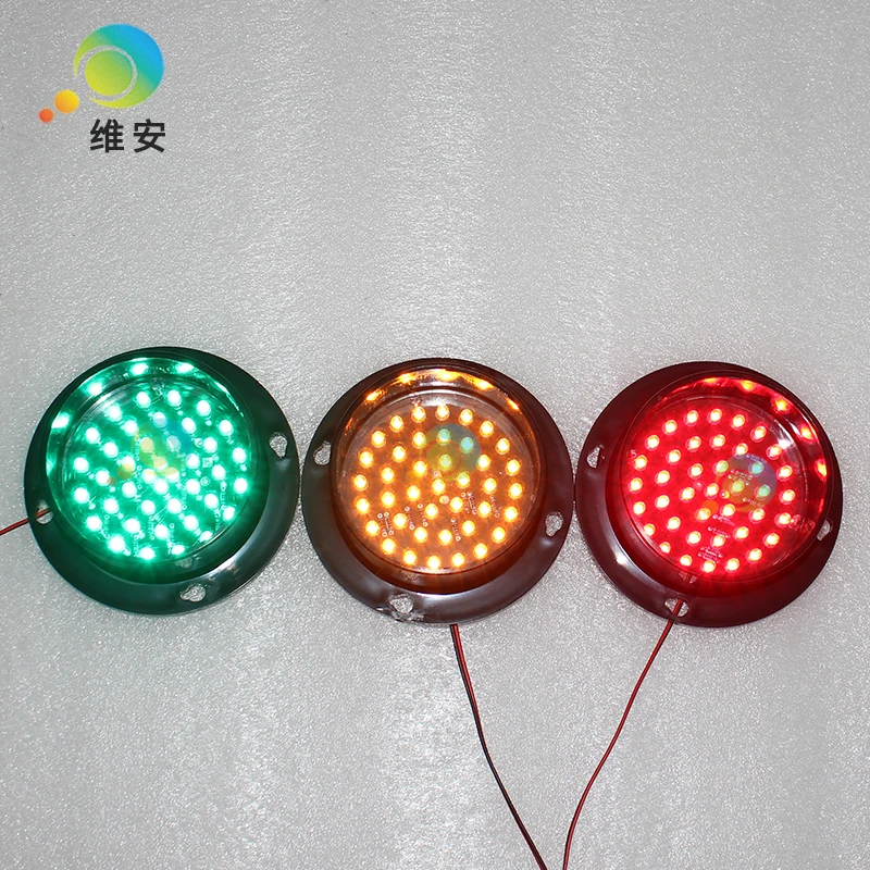 DC12V or DC24V high quality mini waterproof 82mm lamp green LED flashing traffic light