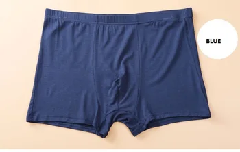 

Three pieces new arrival fashion 5xl 6xl 7xl Bamboo Fiber Modle Extra Large Underwear Plain Male comfortable Boxer Men