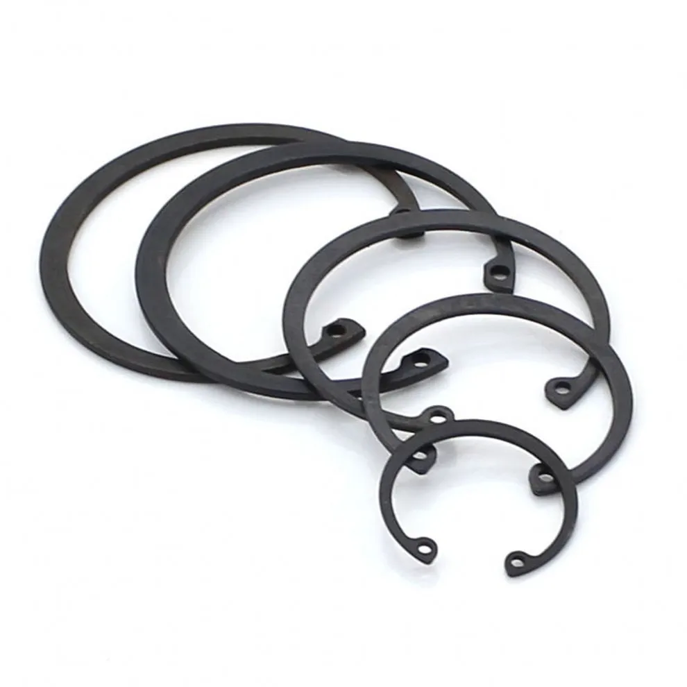 Circlip M8~M72 C Clips Snap Retaining Ring For Hole GB893 Black 65 Manganese Steel Washer Internal Shaft CircliP | Обустройство дома