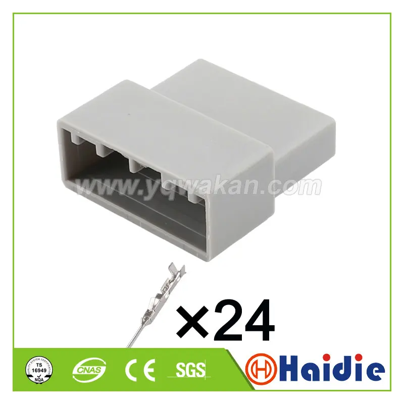 Бесплатная доставка 2 комплекта авто 24pin мужской MX34024SF1 кабельный корпус разъем