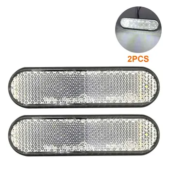 

2pcs Light Bar Safety Truck Car Plastic Driving Warning Lamp Indicator Spotlight Night 12V 24 LED Waterproof Side Marker