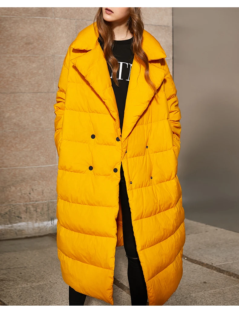 Новинка, зимняя женская куртка на утином пуху 90, простые и плотные теплые парки с капюшоном, свободные и большие размеры 7XL, модная верхняя одежда