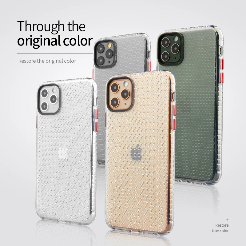 

SGS ertified 360 Degree Airbag Full Protect Thin Phone Cover Case for iPhone 12 mini 11 Pro Max 6 7 8 Plus XR X SE Crystal Clear