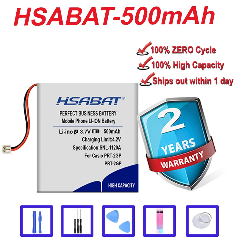 Топ бренд 100% новый 500mAh MR11 2286 батарея для Casio PRT 2GP в наличии|Цифровые аккумуляторы| |