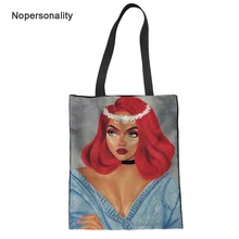 Сумка из парусины в африканском стиле многоразовая сумка для покупок для мамы модные женские сумки Повседневная эко-сумка на плечо Femme