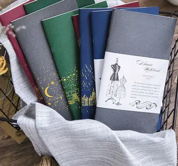 

TN Refilled Notebook 21*11cm DIY Diary Agenda Supplies 68P 2018 Golden Version