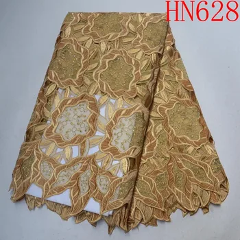 

African Lace Fabric Organza Cotton Embroidered Nigerian Lace Fabric Bridal High Quality French Velvet Lace Fabric For Wedding
