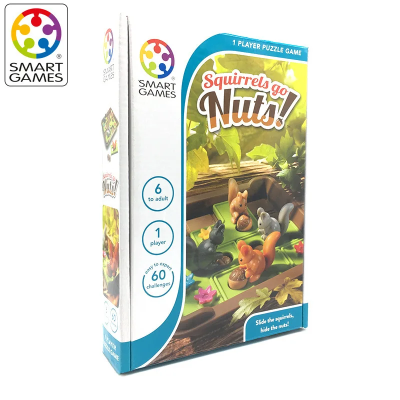 

Art Games Four Squirrel Crazy Squirrel Go Nuts Children'S Educational Logic Board Game Toy 6-Year-Old