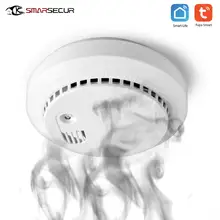 Tuya Wi-Fi CO детектор угарного газа и детектор дыма 2-в-1 приложение детектор угарного газа