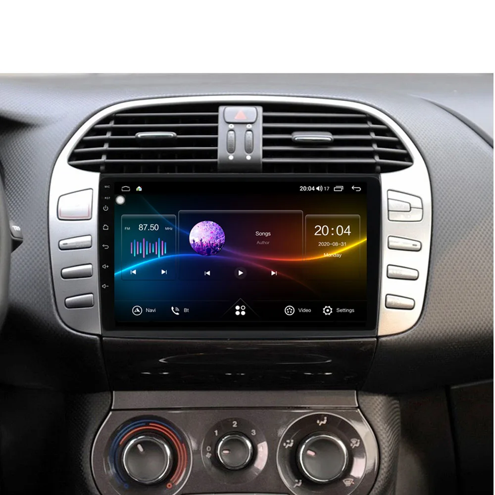 4G LTE Android 10.1 For Fiat Bravo 2007 2008 2009 2010 2011 2012 Car Radio  Multimedia Video Player Navigation GPS RDS no dvd