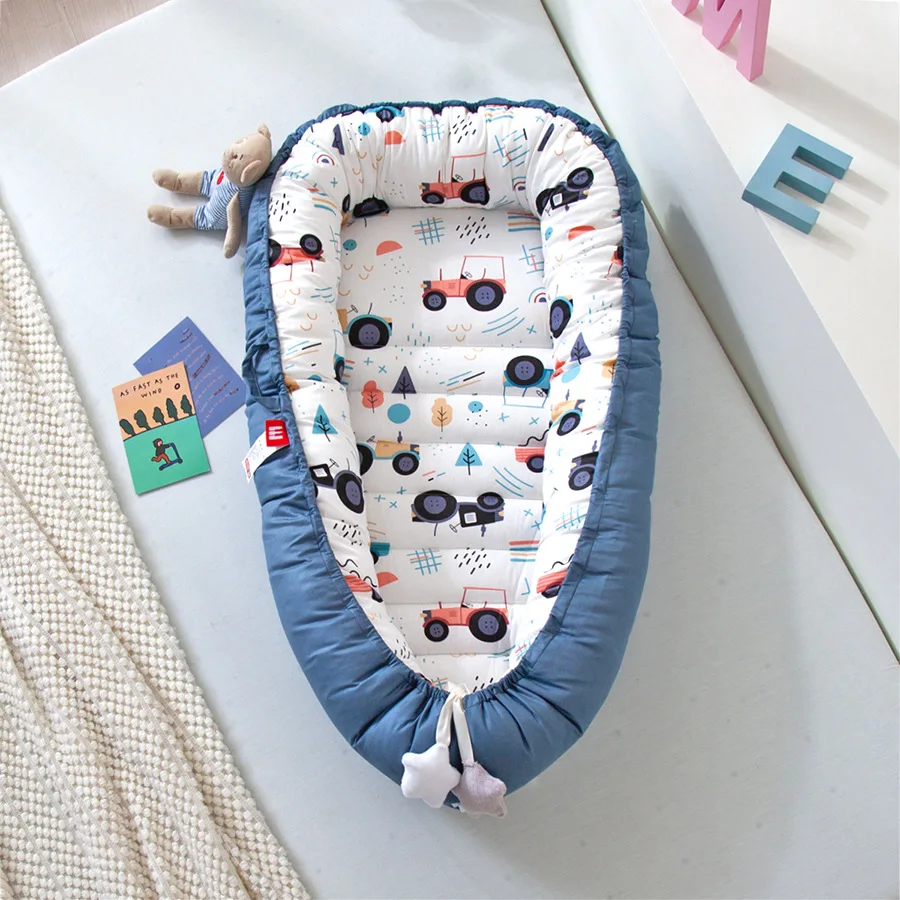Portable Bionic Baby Nest Bed Removable Infant Cradle Cot Washable Newborn Travel Folding Baby Crib Bumper Toddler Care Beds