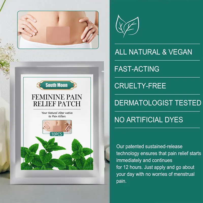 10/30Pc Women Period Pain Relief Heating Patch Dysmenorrhea Warming Medical Plaster Menstrual Cramp Menalgia Sticker Health Care