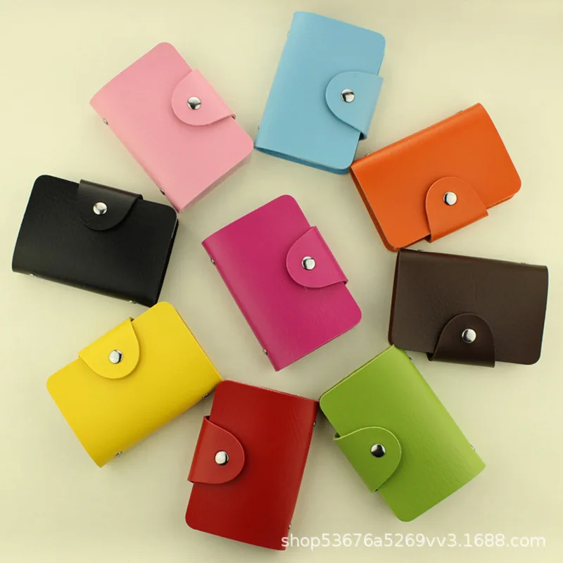 

South Korea Cute Women's Simple Mini Small Card Holder Cool Small Ultra-Thin Men Card Holder Large-Volume Put Card Clamp