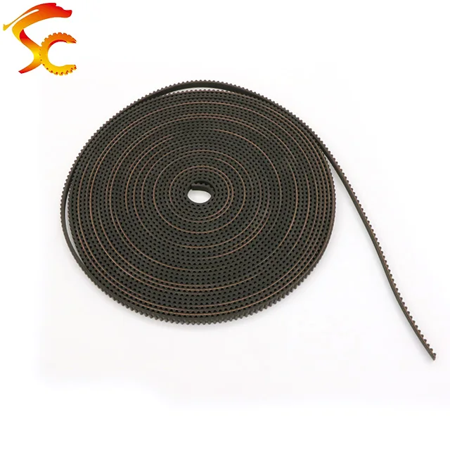 

High quality 5Meters/lot GT3 5mm width open ended rubber timing belt for laser engraving CNC machines Free shipping