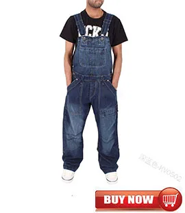Mcikkny модные Для мужчин; рваные джинсовые Комбинезон мульти-карманы голубой цвет Slim Fit джинсы комбинезоны для мальчиков штаны с подтяжками