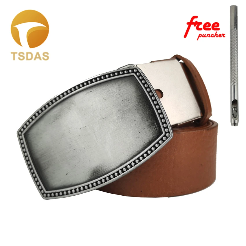 Fashion Blank Mens Belt Buckle Novel Style Cowboy Diy Suit for 4cm Width Drop Shipping | Дом и сад