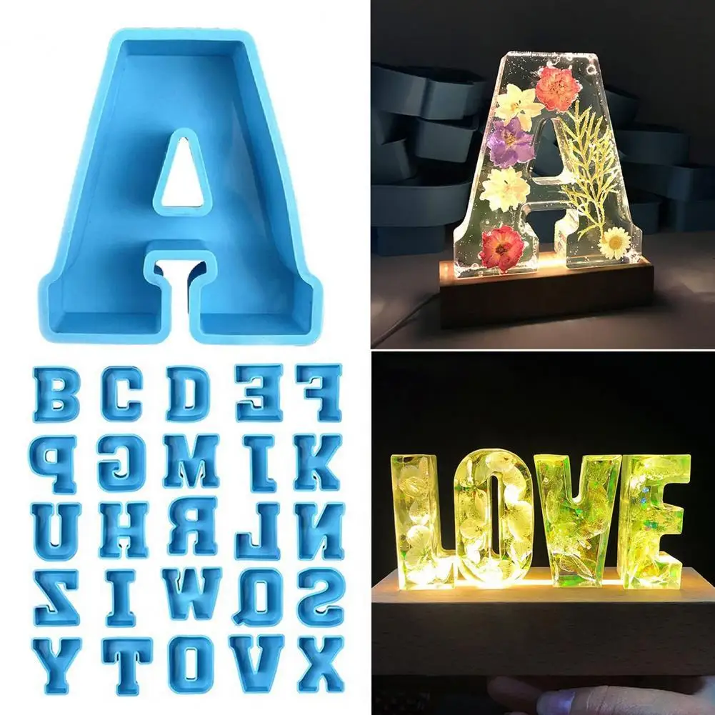 Jewelry &amp; Beauty Jewelry Making &amp; Beading A to Z Letter Mold Huge ...
