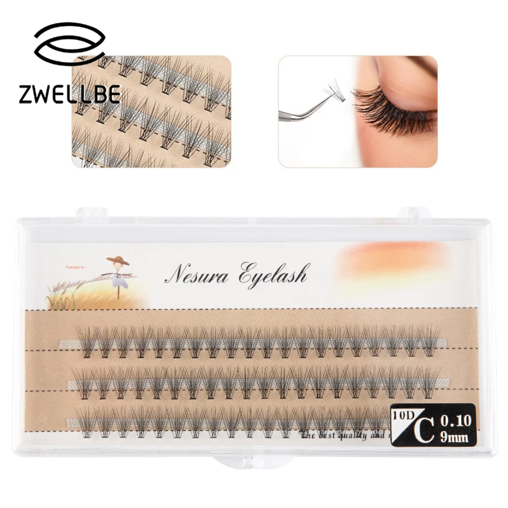 Fashion Style Mink Hair False Eyelashes Natural/Thick Long Eye Lashes Wispy Makeup Beauty Extension Handmade To Lengthen