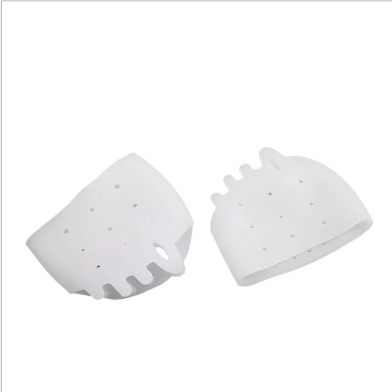 1 Pair Of Five-hole Honeycomb Forefoot Pad Toe Set New Toe Separator Separation Toe Valgus Corrector To Protect Foot Tools
