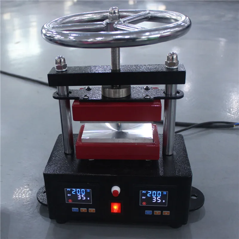 Колесо конструкция ручного канифоль Пресс машина CK220 тепла 2 4*4 7 inch двойной