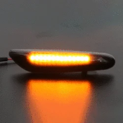 12v piscando luzes de piscamento do carro lateral lado marcador lâmpadas led strobe indicador acessórios para bmw e90 e91 e92 e60 e87 e46
