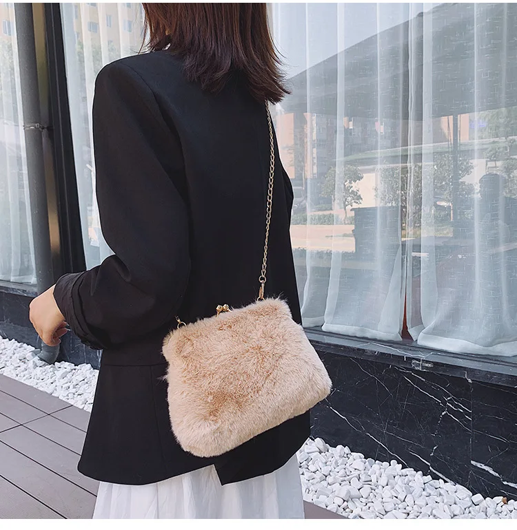 Solid Women's Shoulder Bag Female Handbag Small Totes Designer Messenger Fashion Chain Hasp Leopard Clutch New Women Bags