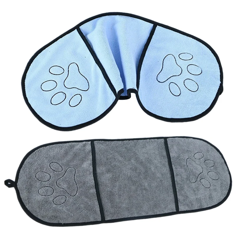 Pet Dog Bath Towel Microfiber Ultra Absorbent Cat Small Dogs Drying