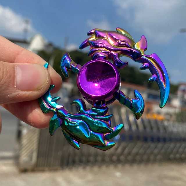 Fidget Hand spinner Finger Gyro Rose doré #3