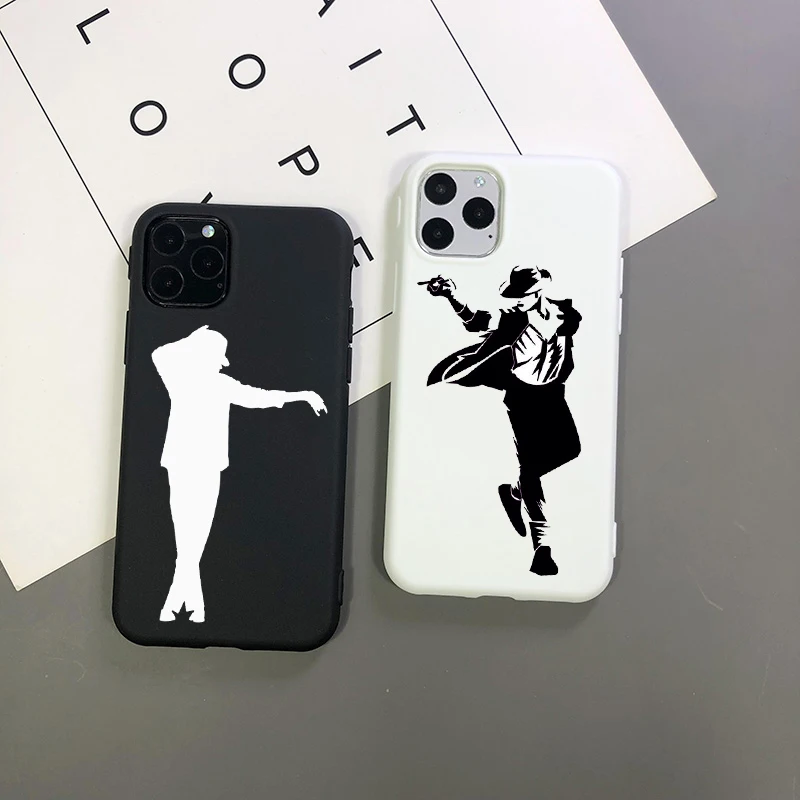Мягкий чехол из ТПУ для iPhone SE 5s 6S 7 8 Plus X XR XS MAX 12pro 11 PRO 12mini с изображением Майкла