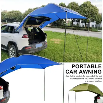 

Auto Camping Tent Light Weight Waterproof Tourist Tent Multifunction Uses Traveling Tent For SUV MPV Trailer Teardrop Sedan