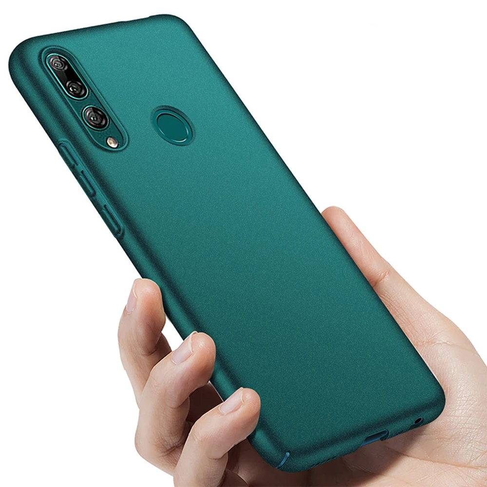 

Original Case For Huawei Y9 Prime 2019 Phone Case Luxury Matte Hard PC Cover On Y 9 Prime 2019 protection Cover