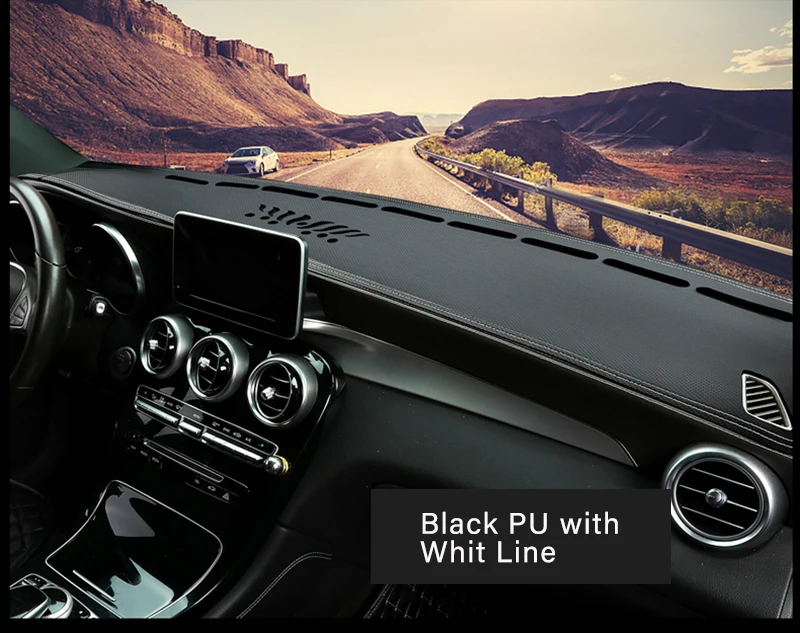 Dashboard-Console-Cover-PU-Leather-Protector-Sunshield-Pad-Fit-For-VW-Golf-MK7