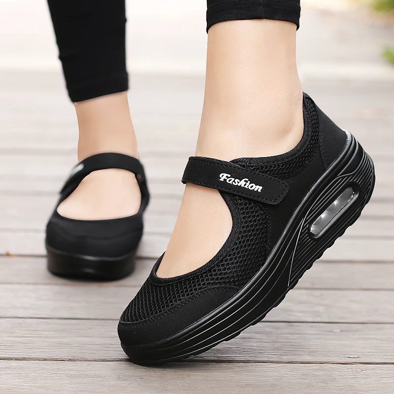 

Summer Women Flat Platform Shoes Breathable Mesh Casual Shoes Moccasin Zapatos Mujer Ladies Zapatos De Mujer Shoes Drop Shipping