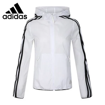

Original New Arrival Adidas WINDBREAKER 3S Women's jacket Hooded Sportswear