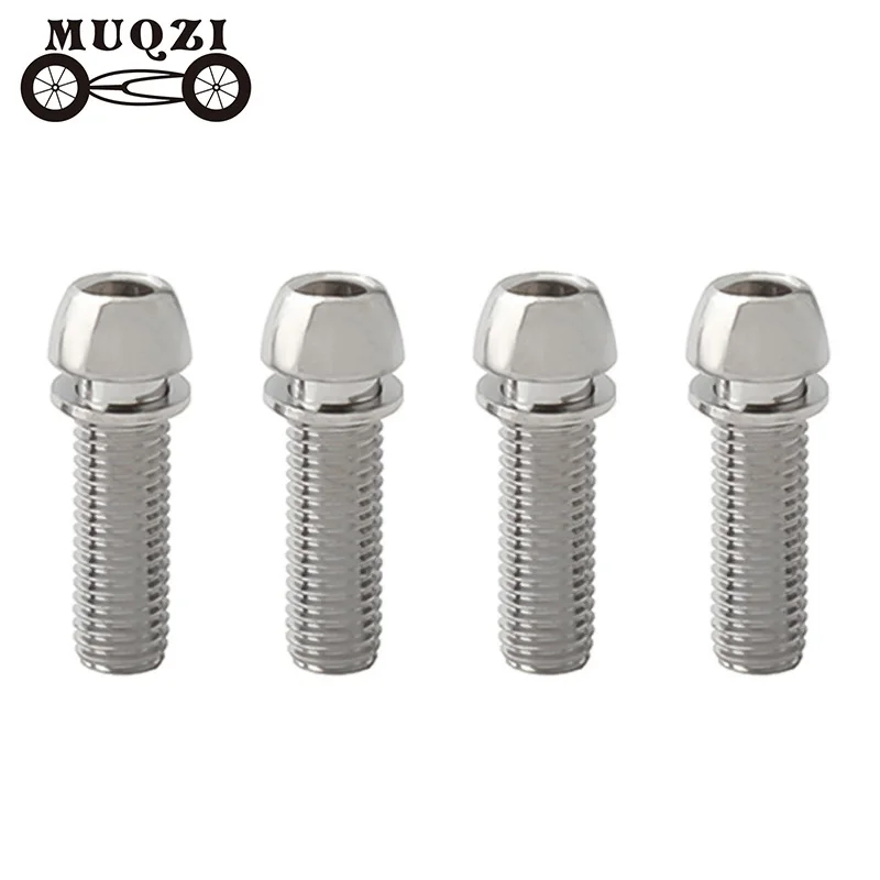 MUQZI 4pcs Bike Derailleur Trigger Shifters Locking Screws M7 Bolts