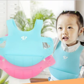 

Baby Bibs Waterproof Silicone Feeding Baby Saliva Towel Newborn Cartoon Aprons Baby Bibs Burp Cloths Baby Care