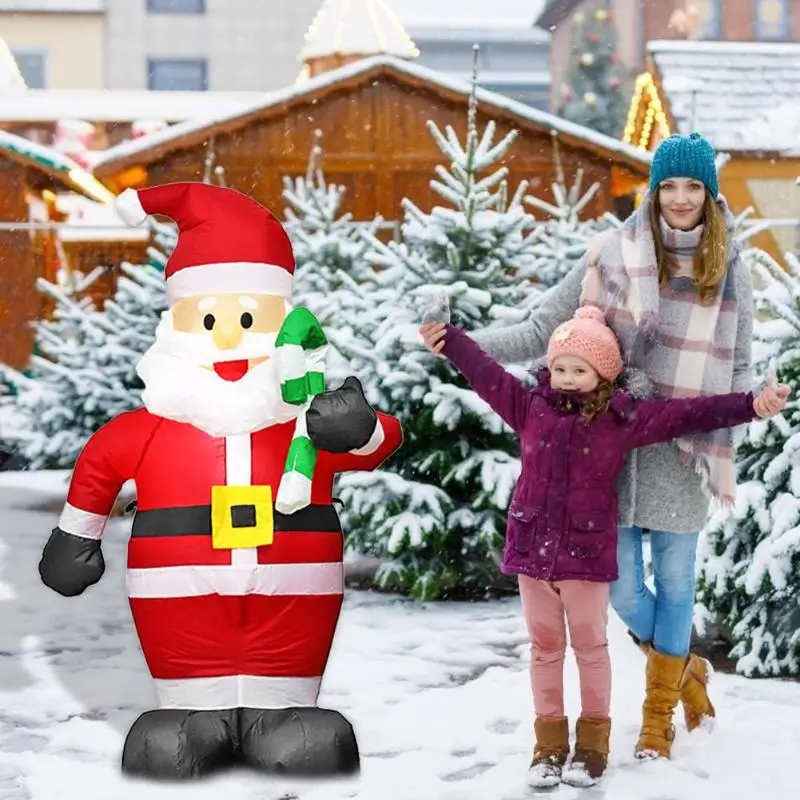 1.2m Santa Claus Inflatable Toy Outdoors Christmas Decor Yard Arch Ornament