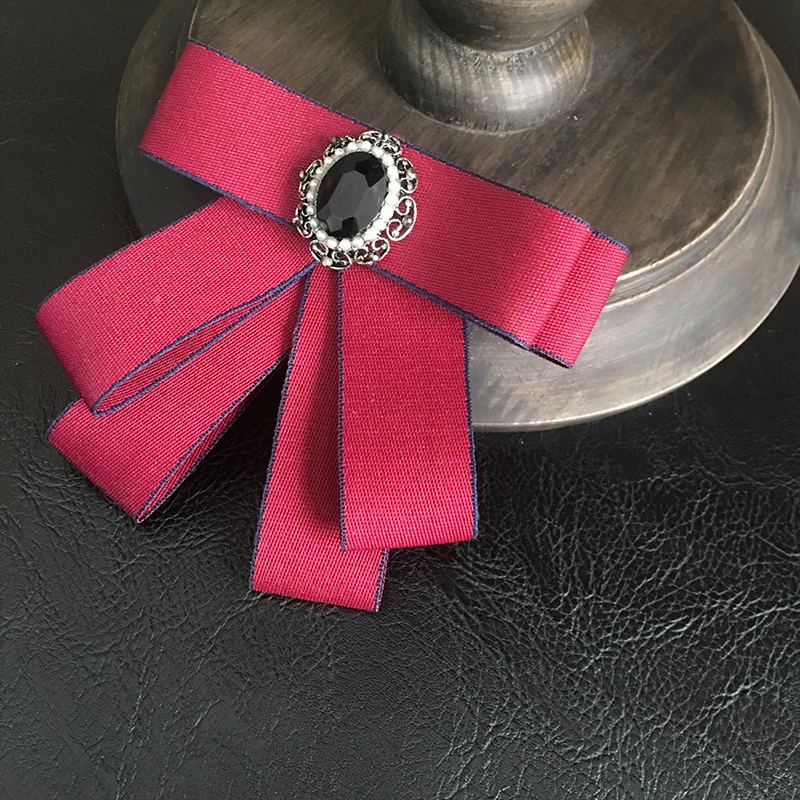 Ribbon Bow Tie Женский Мужской пиджак с воротником, рубашка, платье, бант из ленты, галстук-платок, Свадебный костюм, вечерние, бабочка, горный хрусталь, кристалл, галстук-бабочка, Школьный Галстук - Цвет: Ribbon Bow Tie