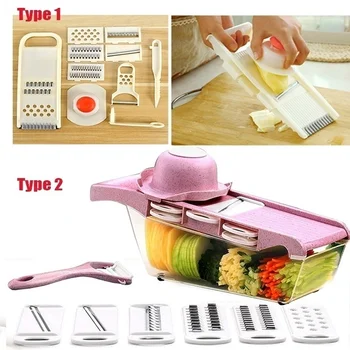 

Creative Mandoline Slicer Vegetable Cutter Stainless Steel Blade Manual Potato Peeler Carrot Grater Dicer Baking Cooking Tools