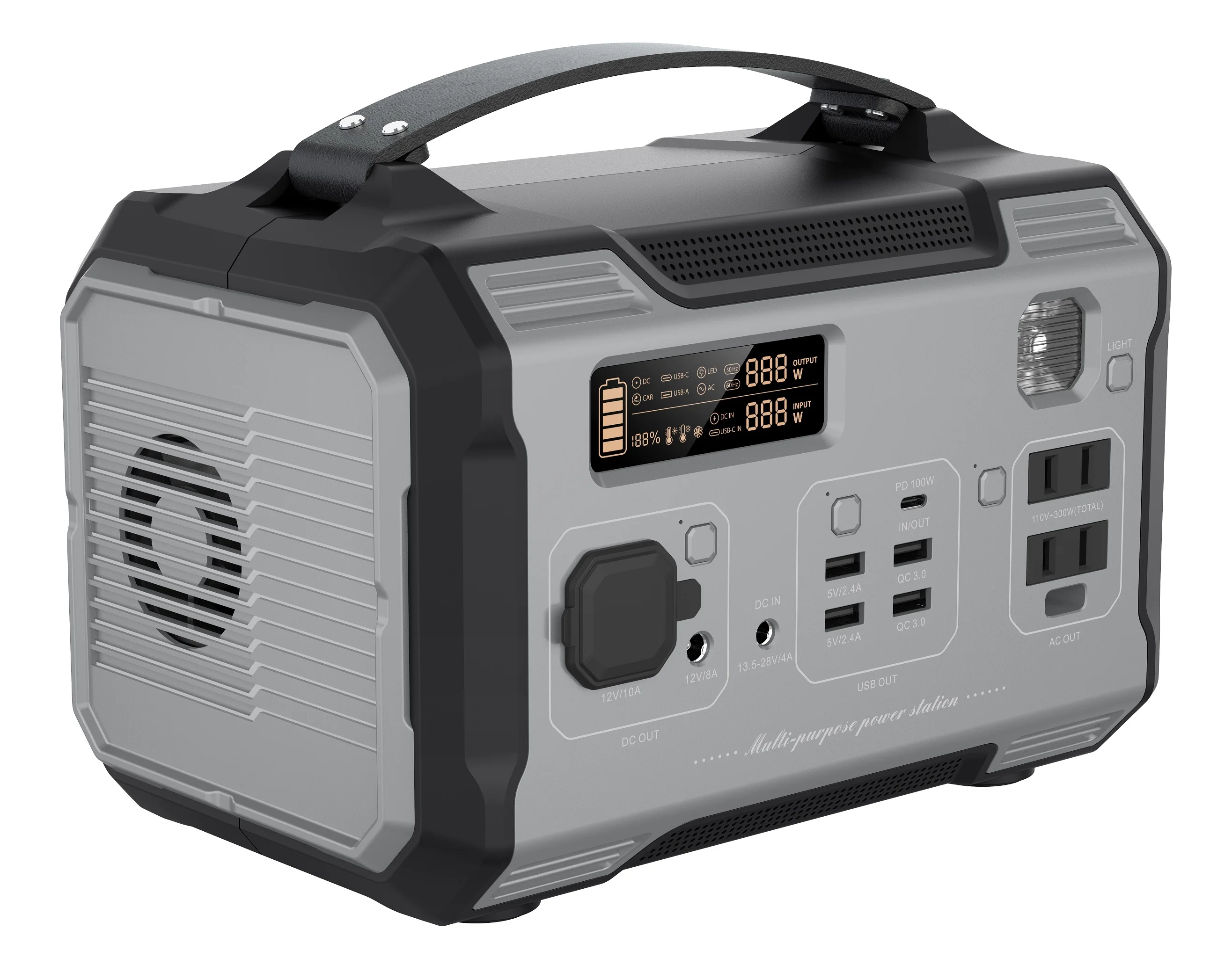 Fremo 276 Watt Battery Powered Portable Generator Grey X300, 53 OFF
